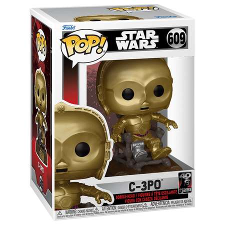 Фигурка Funko POP! Bobble Star Wars Ep 6 RotJ 40th C-3PO in chair (609) 70744