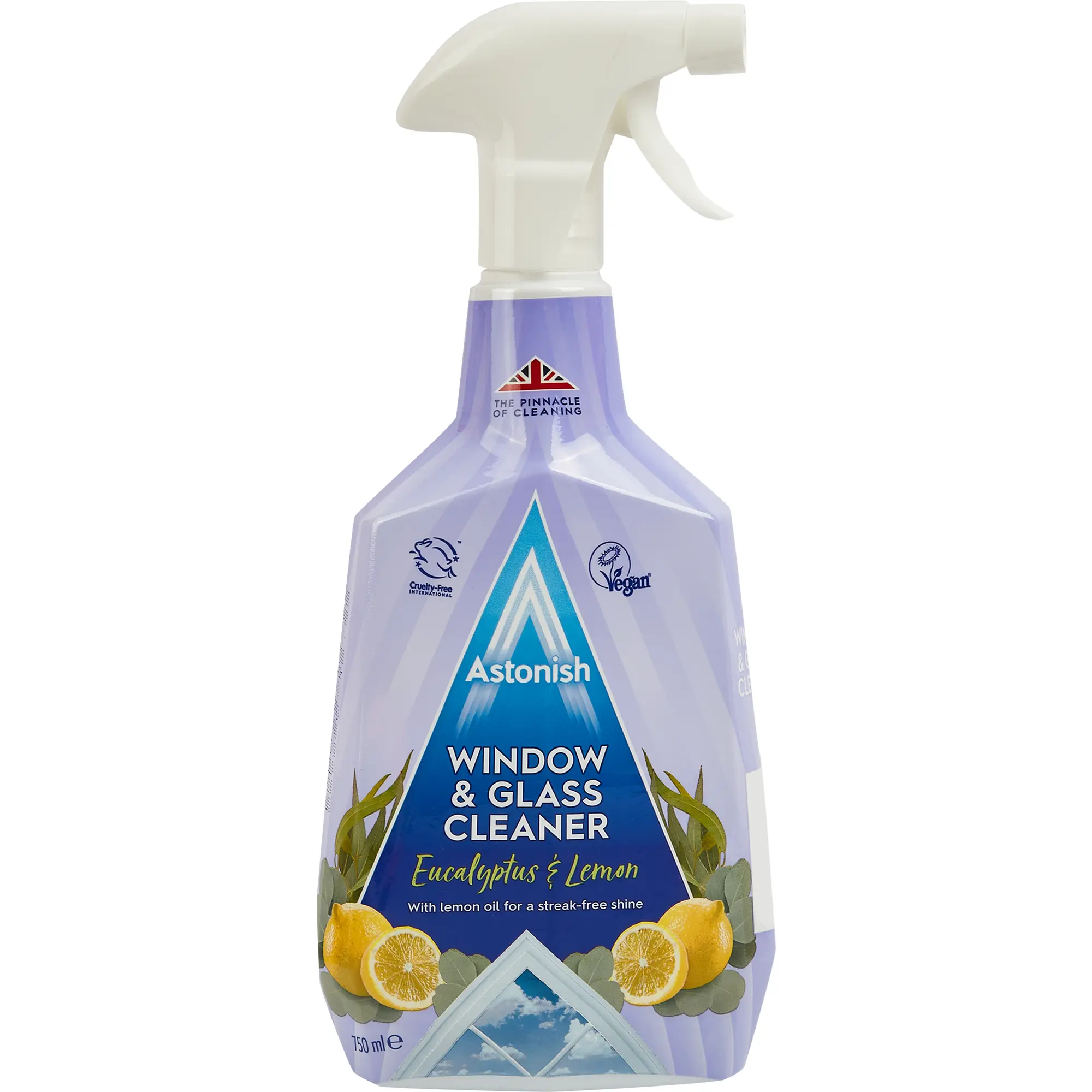 Очиститель Astonish Cтекол и окон. Аромат эвкалипт с лимоном Window Glass Cleaner - фото 5