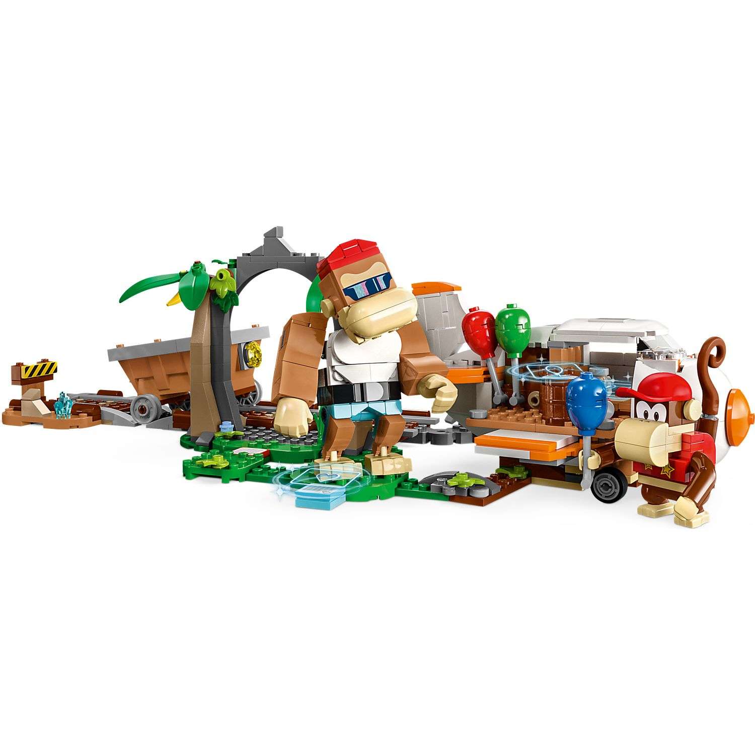 Конструктор LEGO Super Mario Diddy Kong's Mine Cart Ride Expansion Set 71425 - фото 2