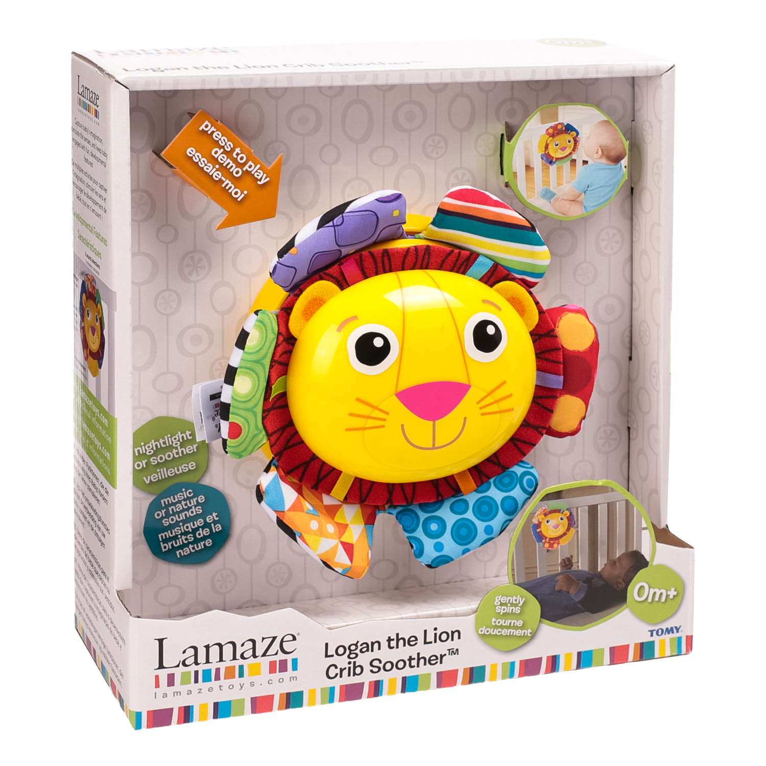 Игрушка для колыбельки Lamaze Лев Логан LC27159RU - фото 2