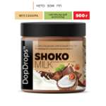 Шоколадная ореховая паста DopDrops фундук кокос с молочным шоколадом 500 г