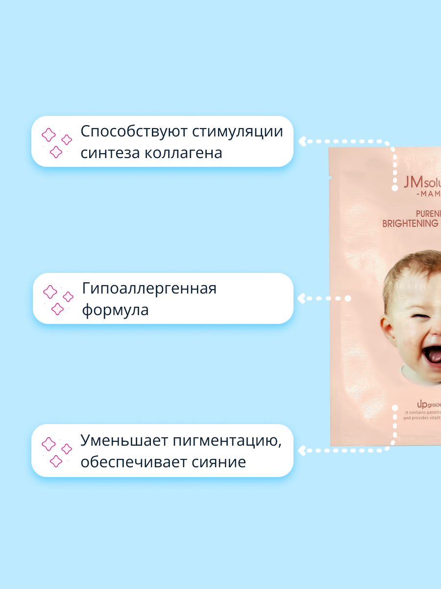 Маска тканевая JMsolution Mama для сияния кожи 30 мл - фото 3