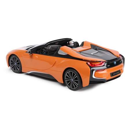 Машина Rastar РУ 1:12 BMW i8 Roadster Оранжевая 95500