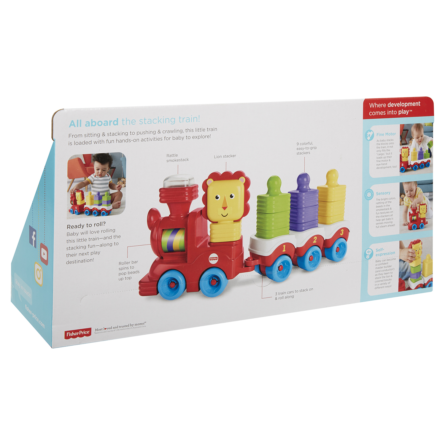 Игрушка Fisher Price Поезд в джуглях DRG33 - фото 3