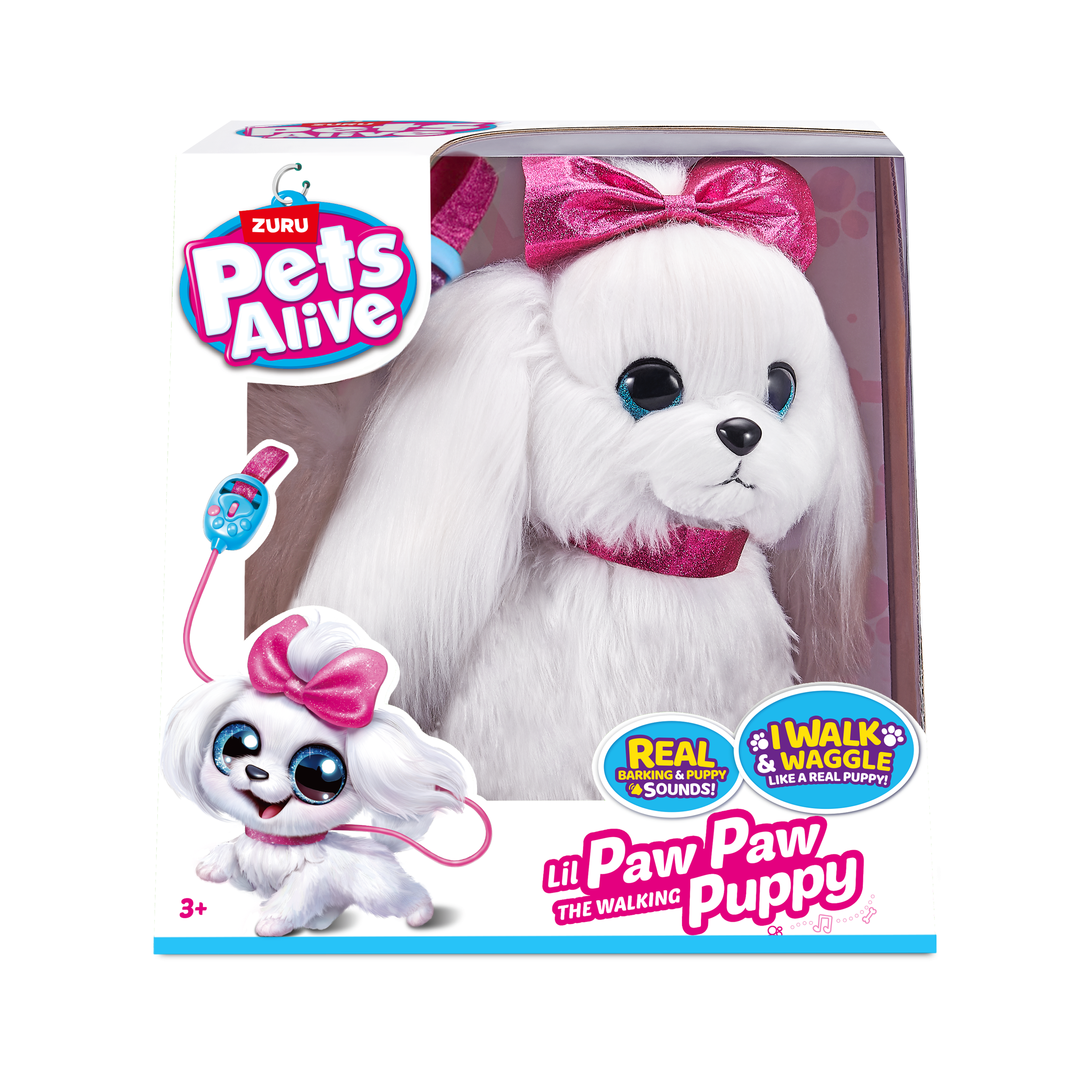 Игрушка Zuru Pets Alive щенок на поводке интерактивная 9531 - фото 8