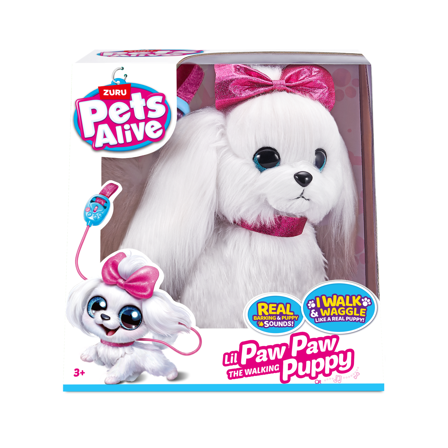 Игрушка Zuru Pets Alive щенок на поводке интерактивная 9531 - фото 8