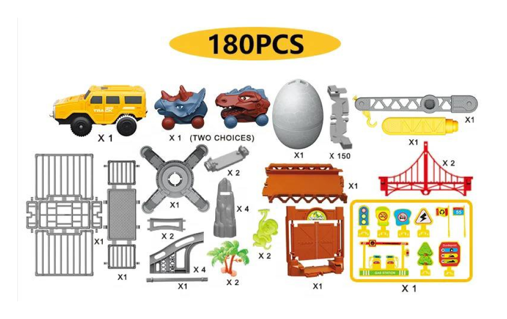 Трек Peliko гибкий dino-track-180 - фото 2