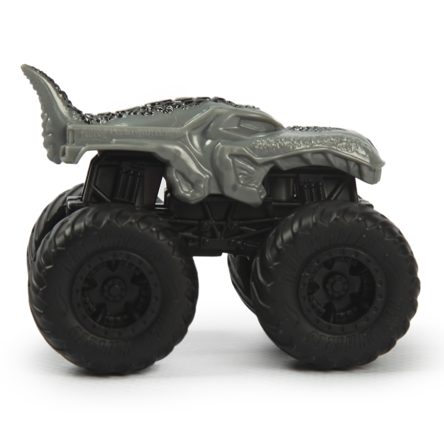 Монстр-трак Hot Wheels Mega Wrex HFC00 1:64 серый HFB96 - фото 3
