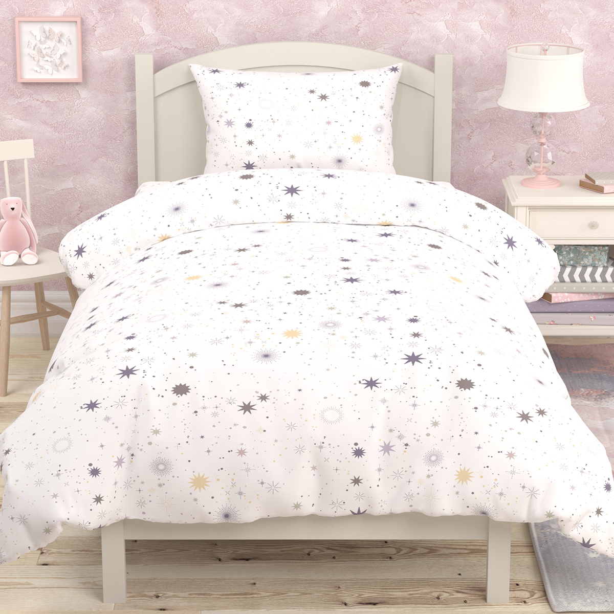 Комплект постельного белья BRAVO kids dreams 1.5-спальный наволочки 70х70 Стелс - фото 1