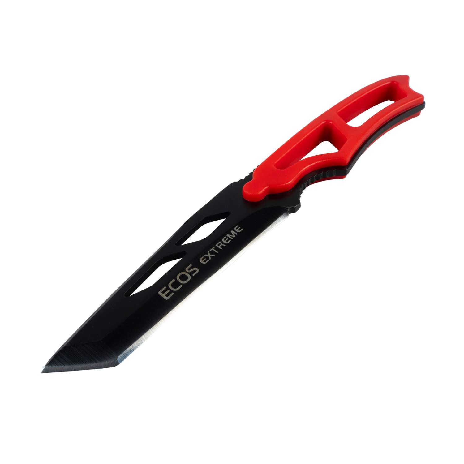 Нож туристический Ecos EX-SW-B01R со свистком в ножнах красный - фото 5