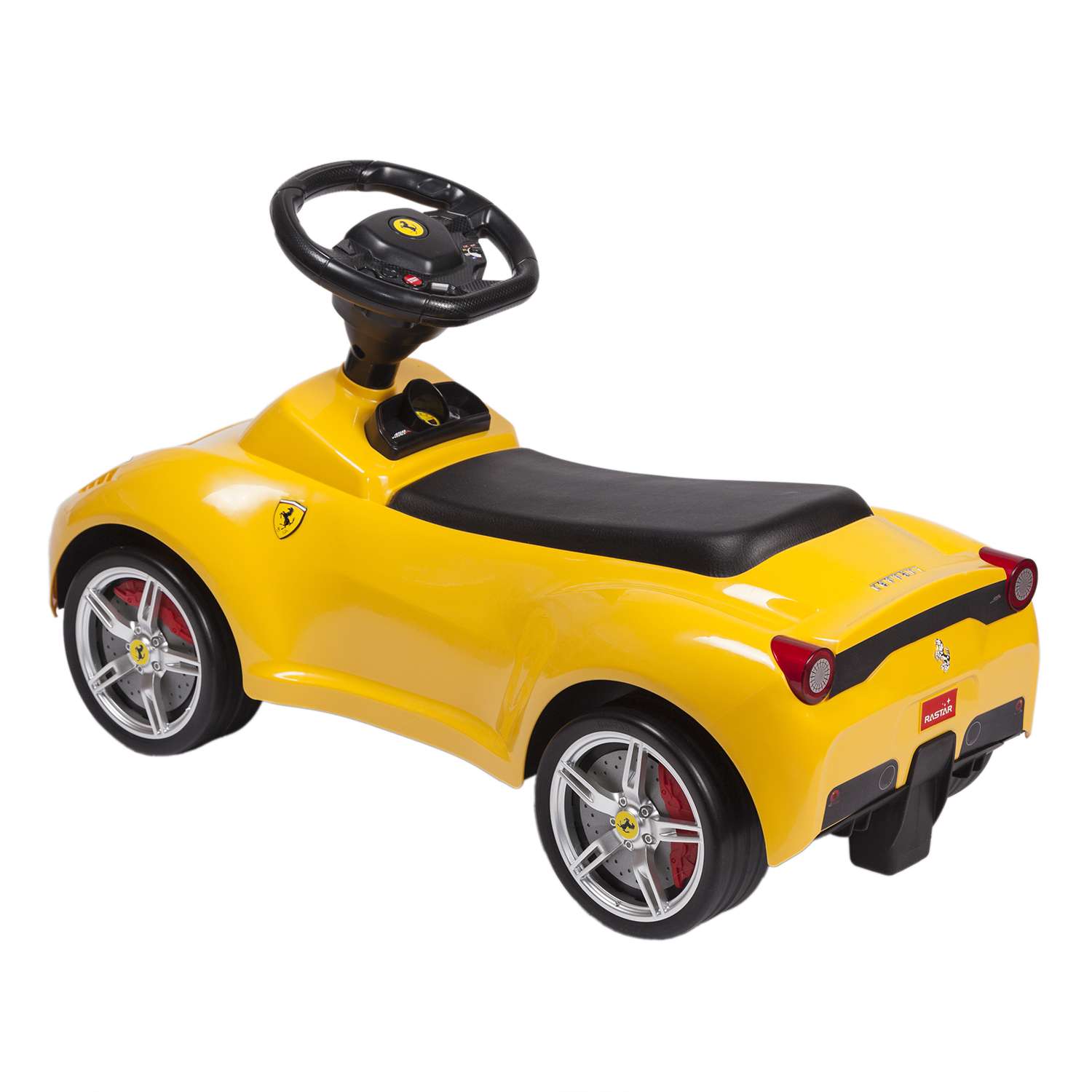 Каталка Rastar Ferrari 458 Желтая 83500 - фото 3