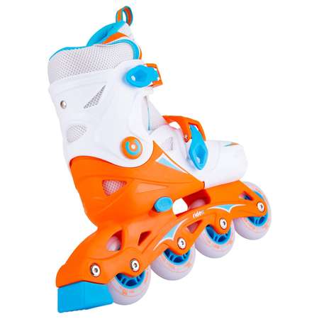 Ролики раздвижные RIDEX Inline skates Cricket Orange plastic M
