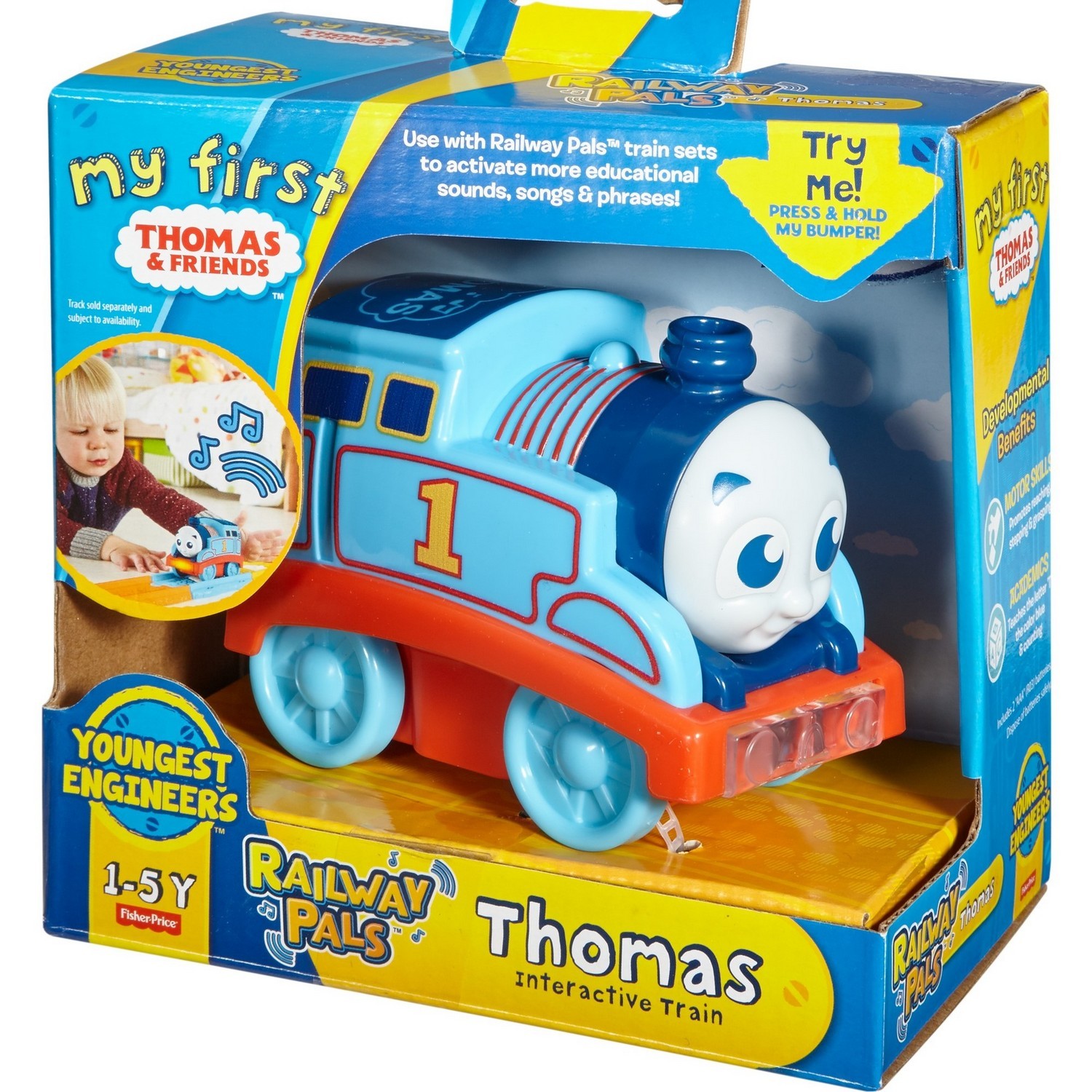 Игрушка развивающая Thomas & Friends Мой первый паровози FKC47 - фото 4