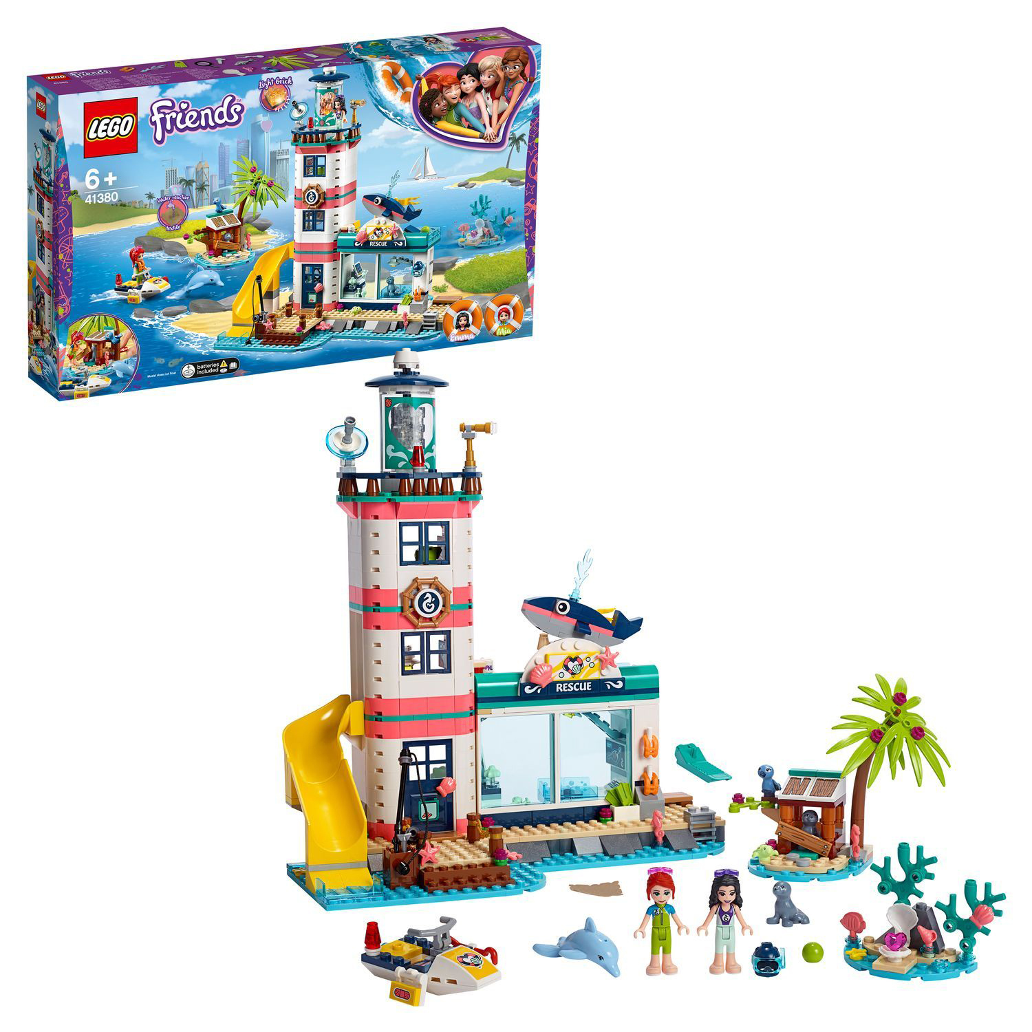 Конструктор LEGO Friends Спасательный центр на маяке 41380 - фото 1