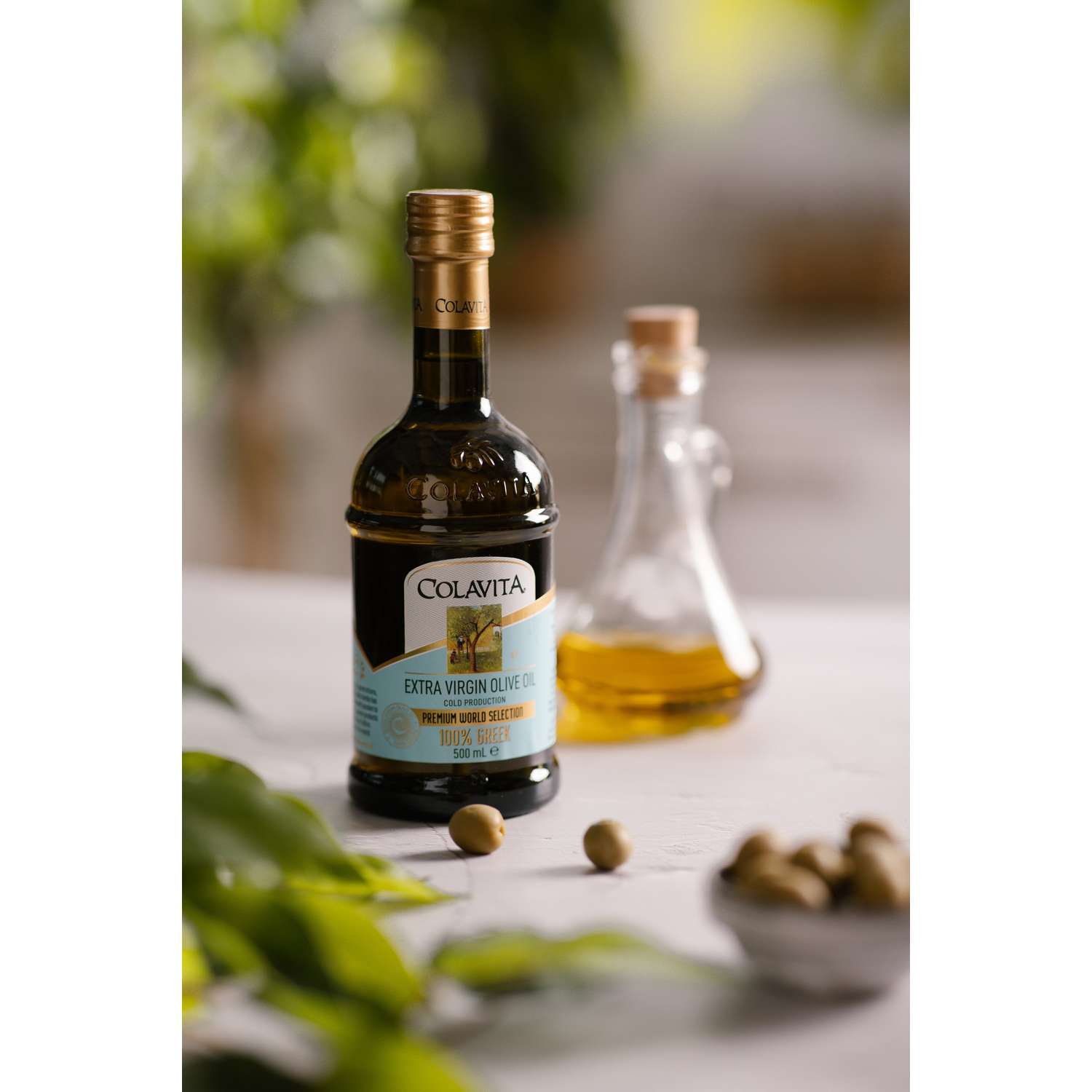 Масло оливковое Colavita нерафинированное Colavita E.V. 100% Greek 500 мл - фото 1