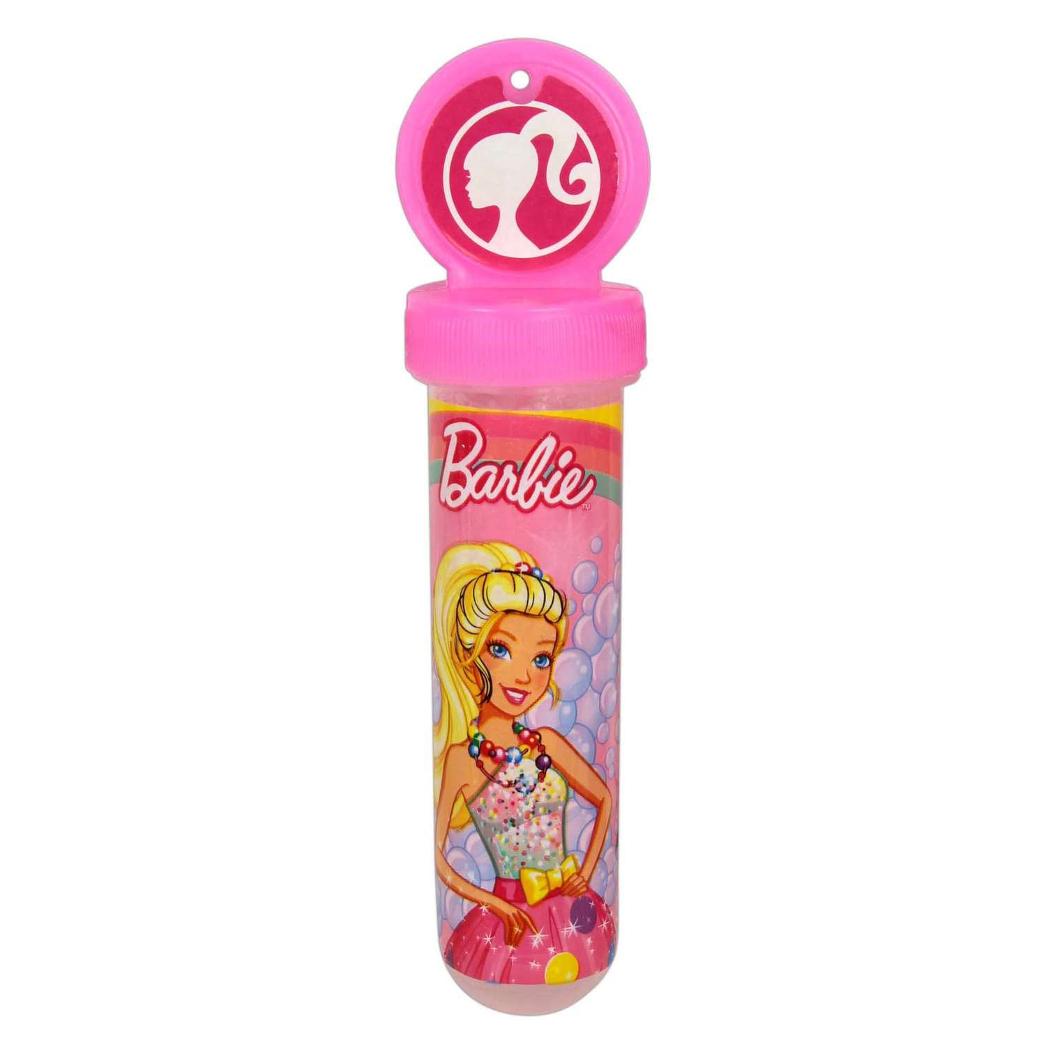 Мыльные пузыри 1TOY Barbie в колбе 30мл Т11462 - фото 1