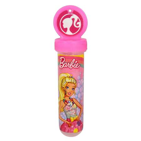 Мыльные пузыри 1TOY Barbie в колбе 30мл Т11462