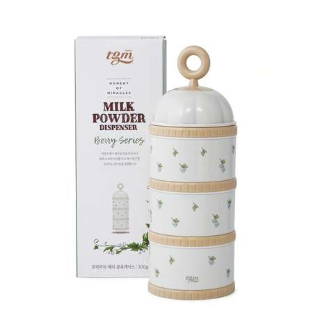 Контейнер для сухой смеси TGM The Good Mother Berry Edition 300 г champagne beige