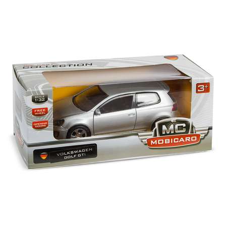 Машина Mobicaro 1:32 Volkswagen Golf GTI Серебристая