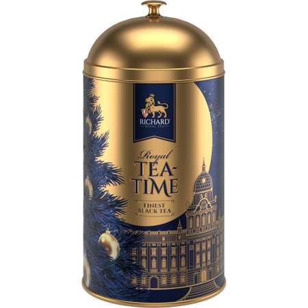 Чай подарочный Richard Royal Teatime чёрн лист 60г жесть