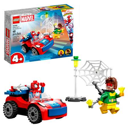 Конструктор детский LEGO Marvel Автомобиль Человека-паука 10789