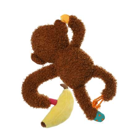 Игрушка для собак GiGwi Plush Friendz Обезьянка с бананом 21см
