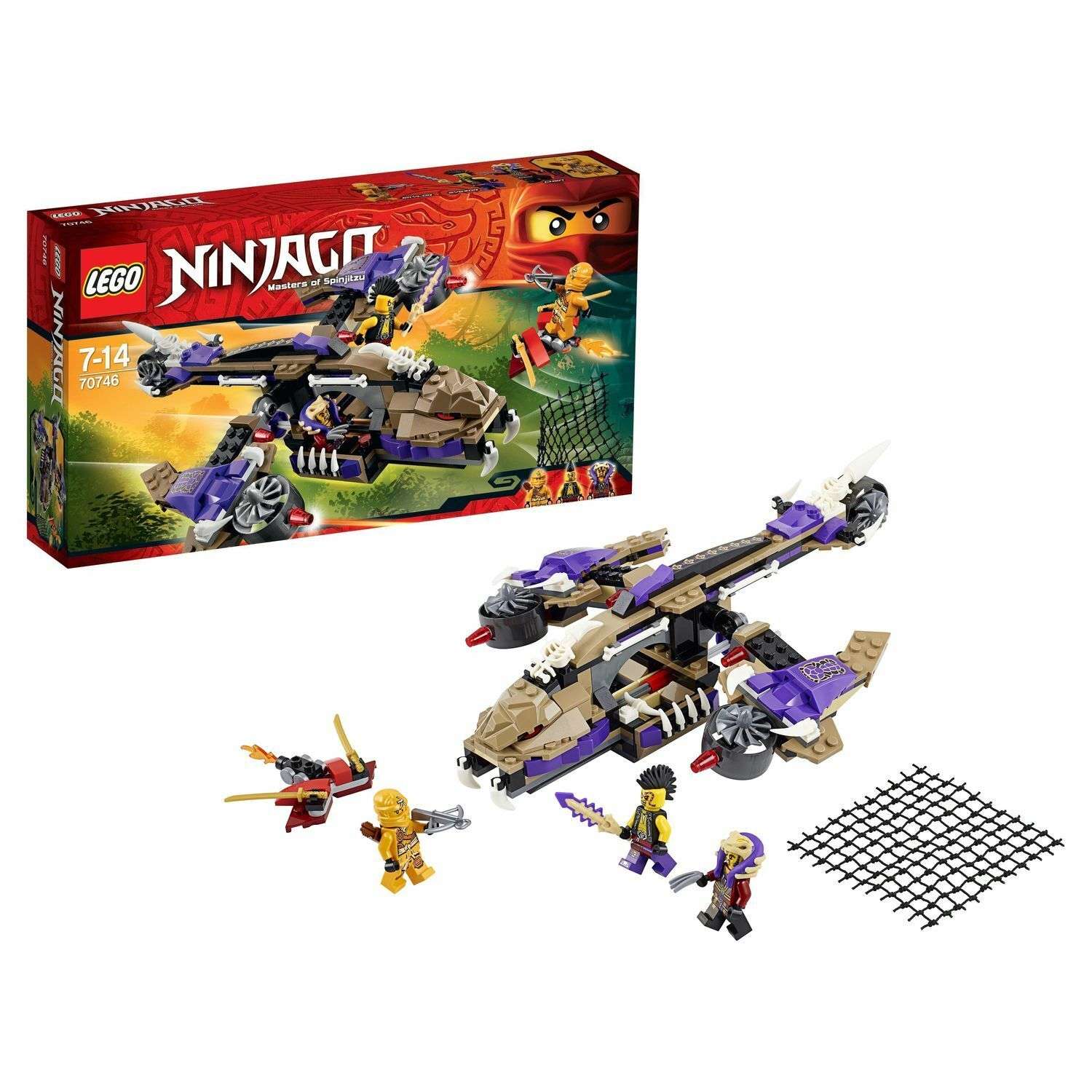 Конструктор LEGO Ninjago Вертолетная атака Анакондраев (70746) - фото 1