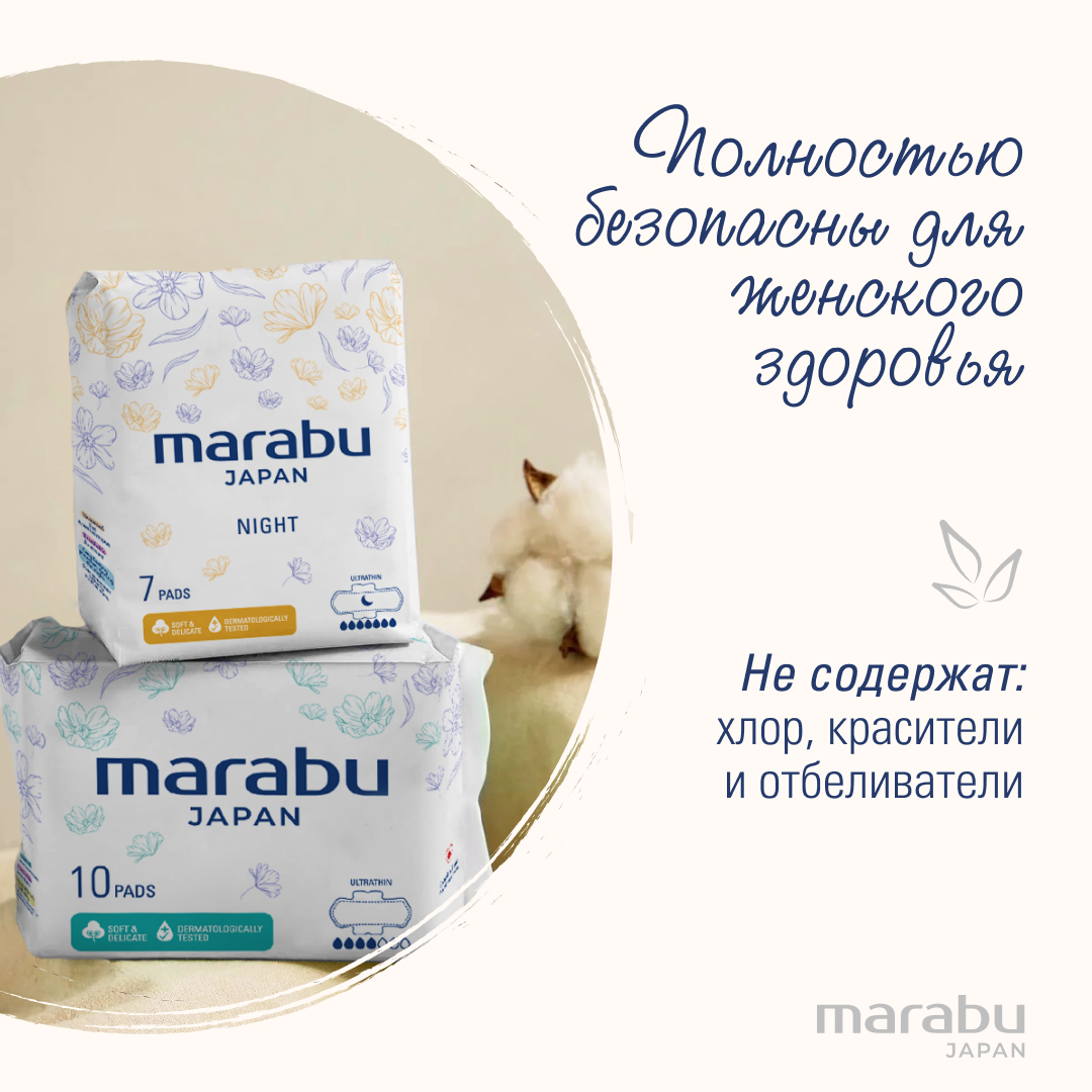 Прокладки MARABU гигиенические супер Мегапак 4 уп по 8 шт - фото 11