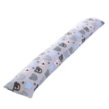 Подушка для беременных Спаленка Компакт 150*25 Мишки Серо-голубые