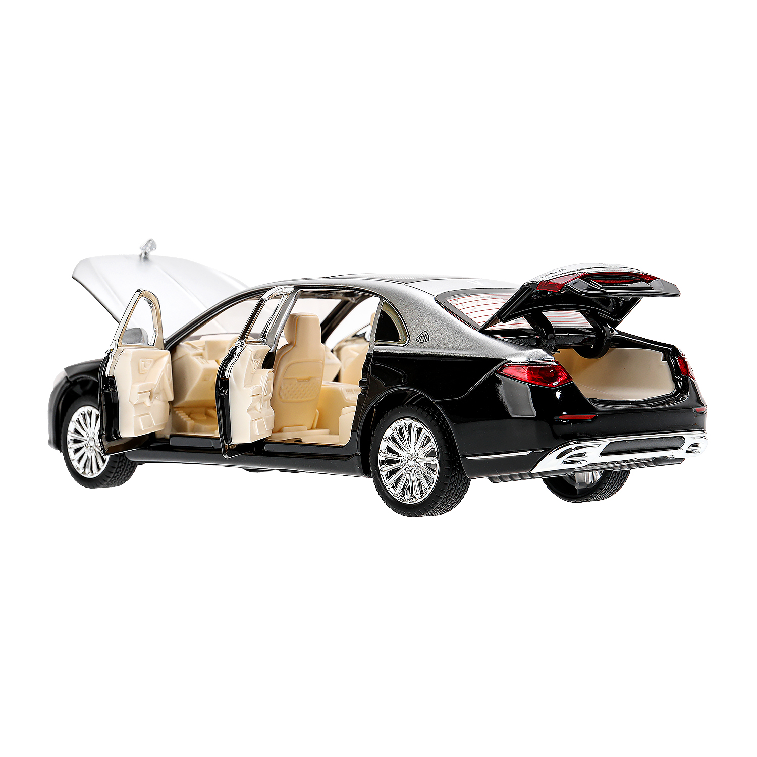 Автомобиль Huada Toys Mercedes Benz 1:24 черный 384070 - фото 7