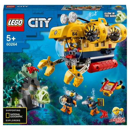 Конструктор LEGO City Ocean Exploration Submarine блочный