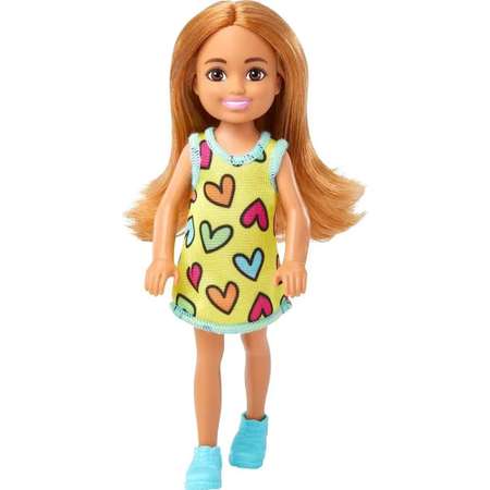 Кукла Mattel Barbie Челси в платье с сердечками