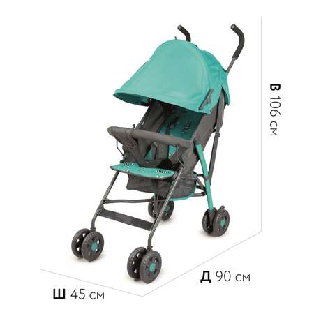 Коляска-трость Babyton Zoo Blue