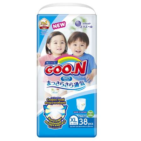 Подгузники-трусики Goon XL 12-20кг 38шт