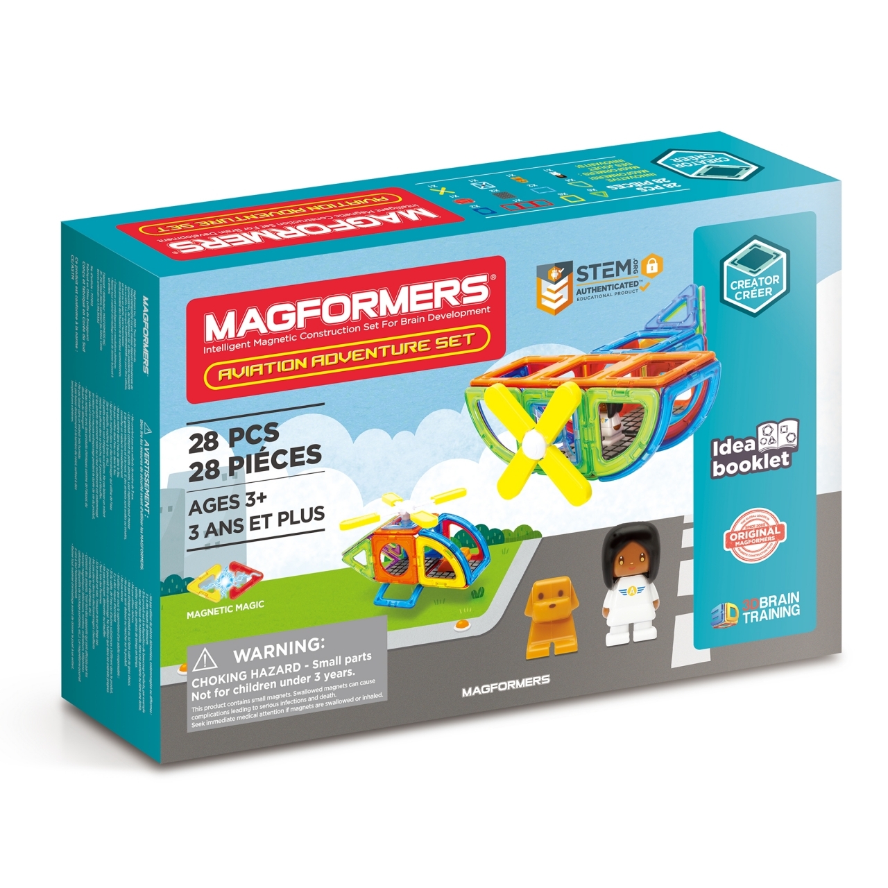 Магнитный конструктор MAGFORMERS Aviation Adventure Set 28 деталей - фото 1