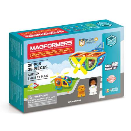 Магнитный конструктор MAGFORMERS Aviation Adventure Set 28 деталей