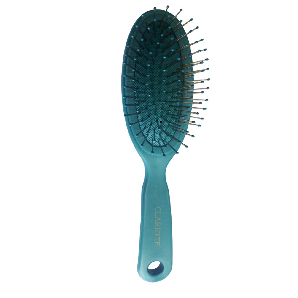 Расческа для волос Clarette с металлическими зубьями компактная - фото 1