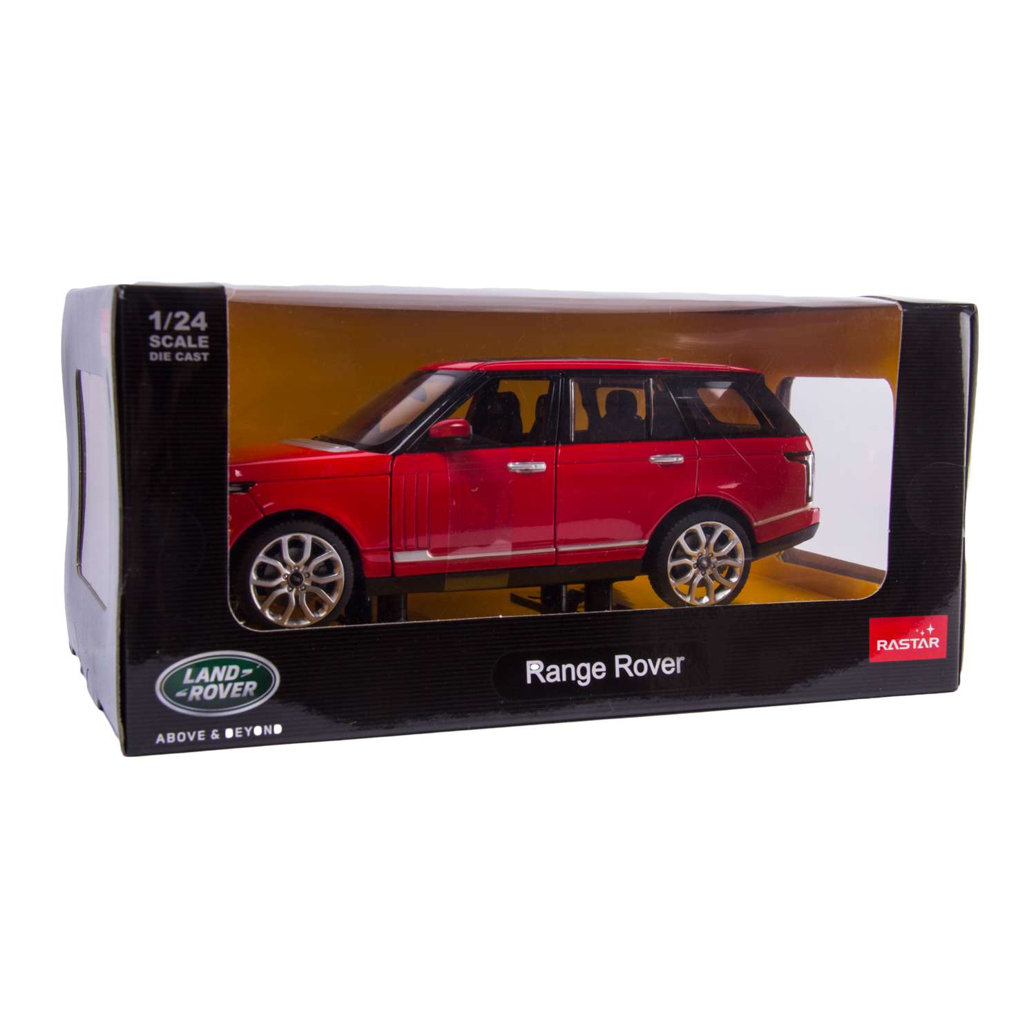 Машинка Rastar Range Rover 1:24 красная 56300 - фото 3