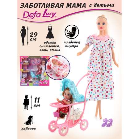 Кукла модель Барби Veld Co мама с детьми