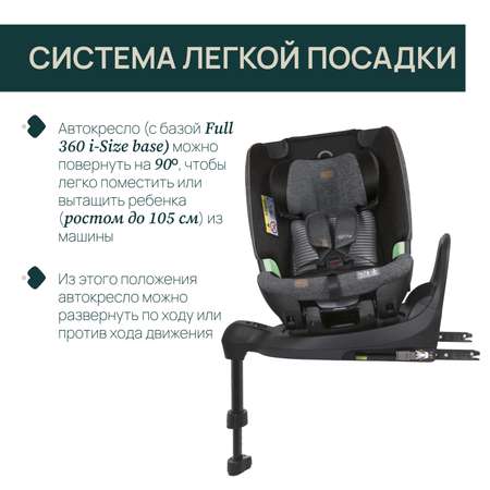 Автокресло Chicco Bi-Seat Air Black для новорожденных