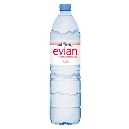 Вода Evian негазированная 1.5л