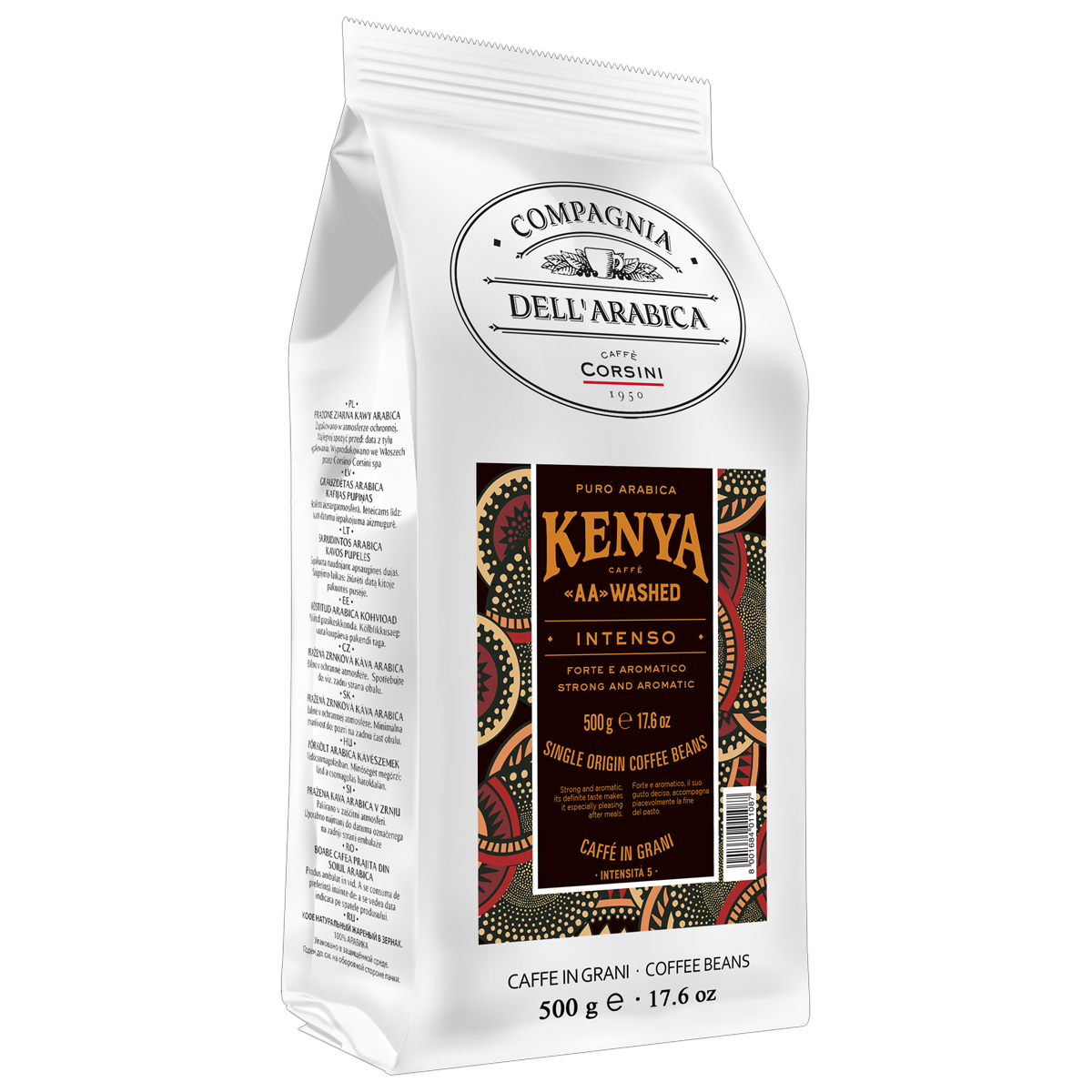 Кофе в зернах Compagnia Dell Arabica Kenya AA Washed 500 г - фото 2