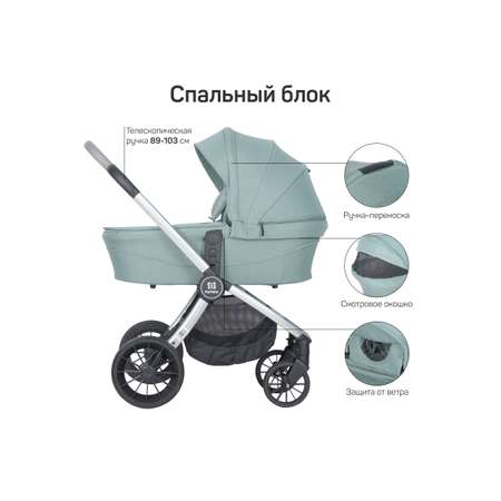 Модульная коляска 2 в 1 Farfello Baby shell