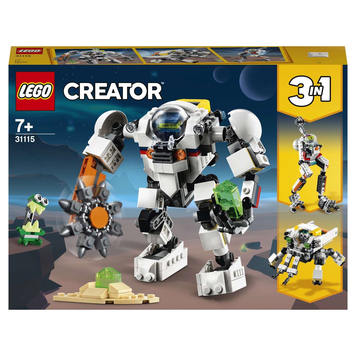Конструктор LEGO Creator Космический робот для горных работ 31115 - фото 2