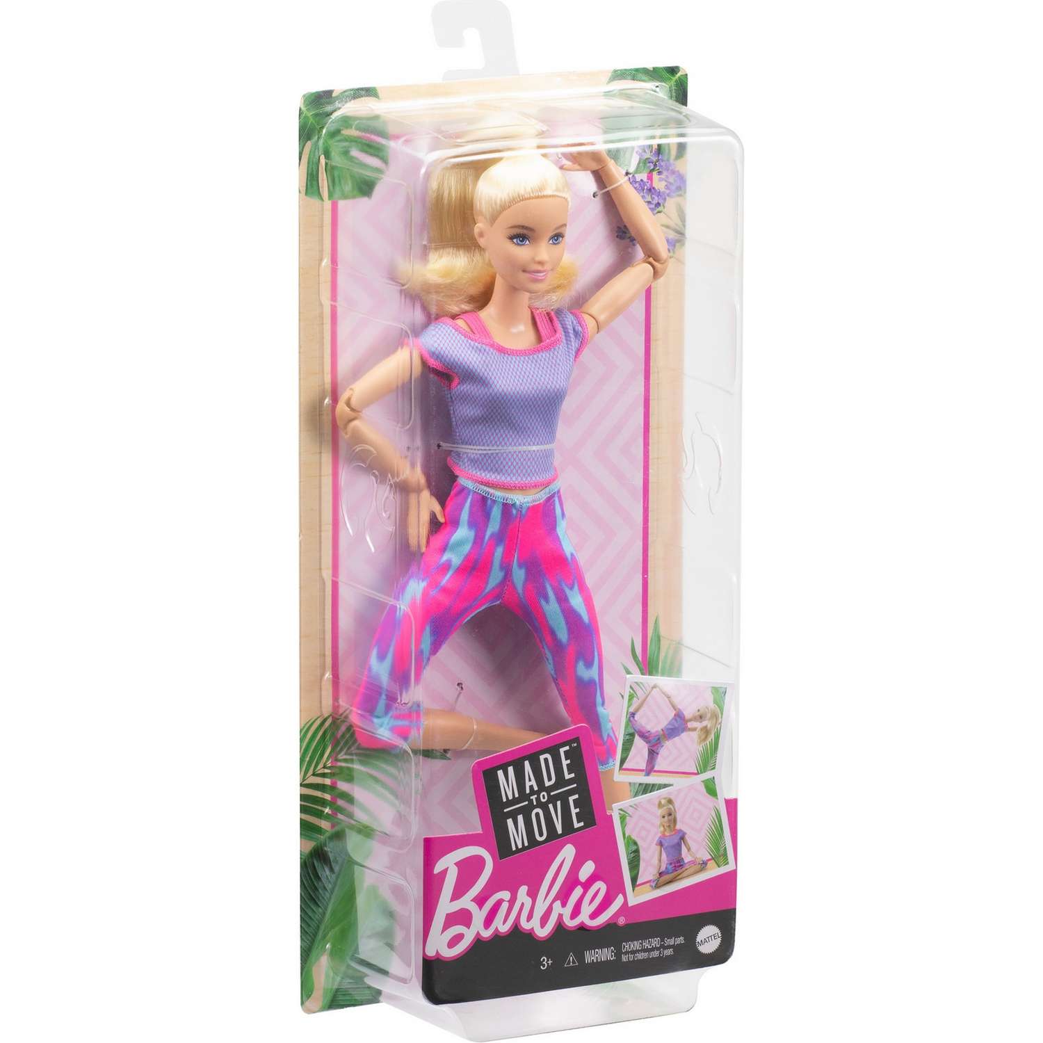 Кукла Barbie Двигайся как я Блондинка GXF04 GXF04 - фото 4