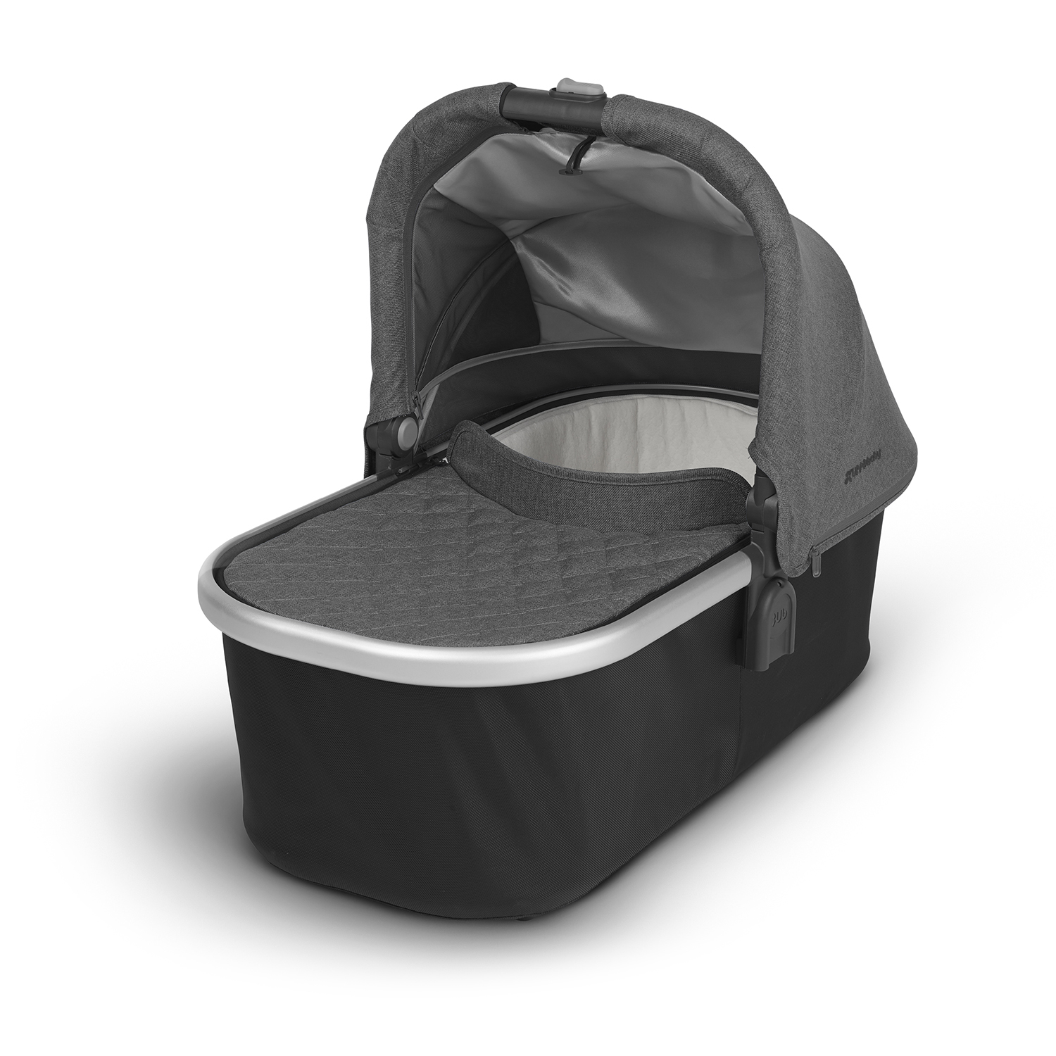 Люлька для коляски UPPAbaby Cruz и Vista 2018 Jordan Black-Grey malange 0918-BAS-EU-JOR - фото 1