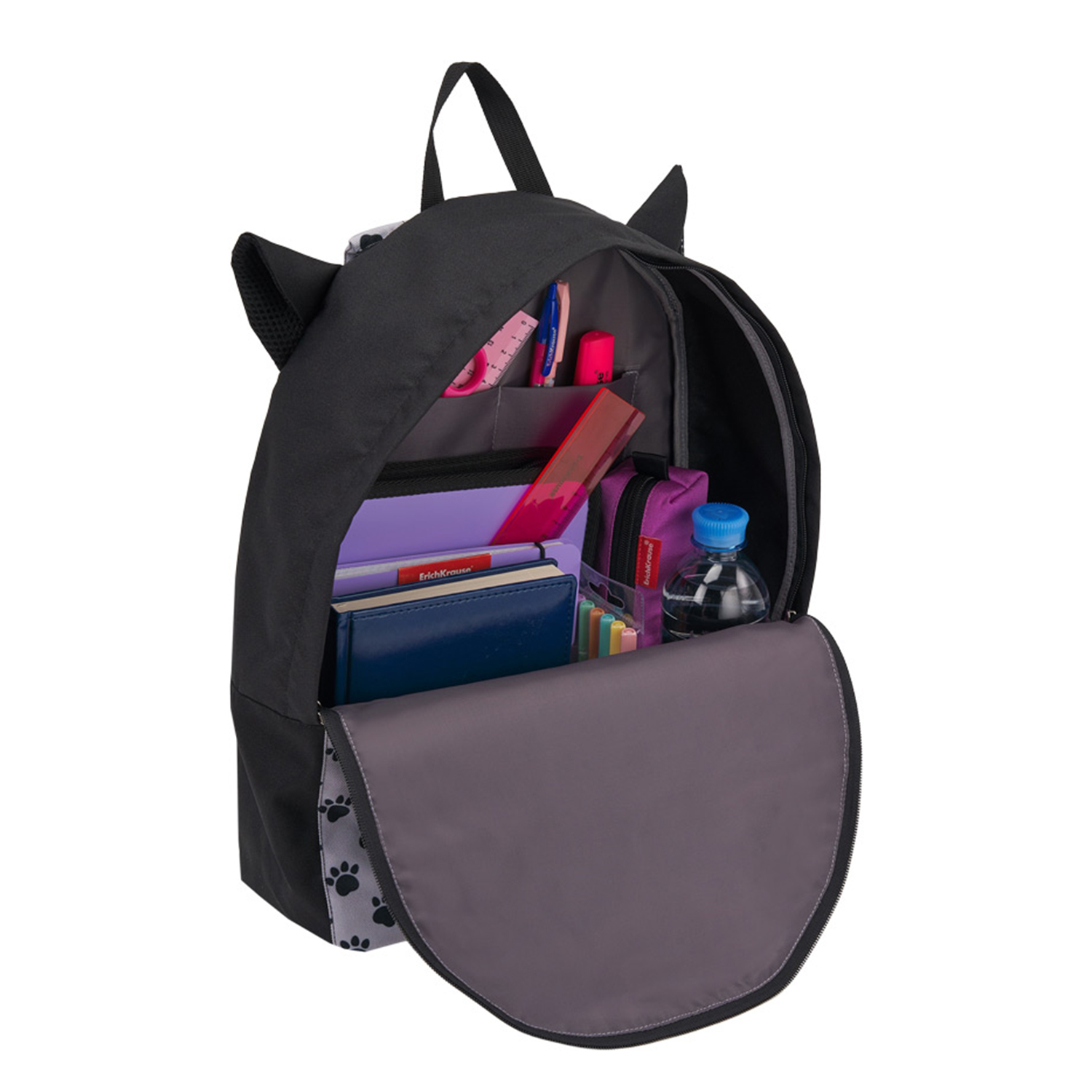 Рюкзак ERICH KRAUSE EasyLine Animals 17L meow - фото 5