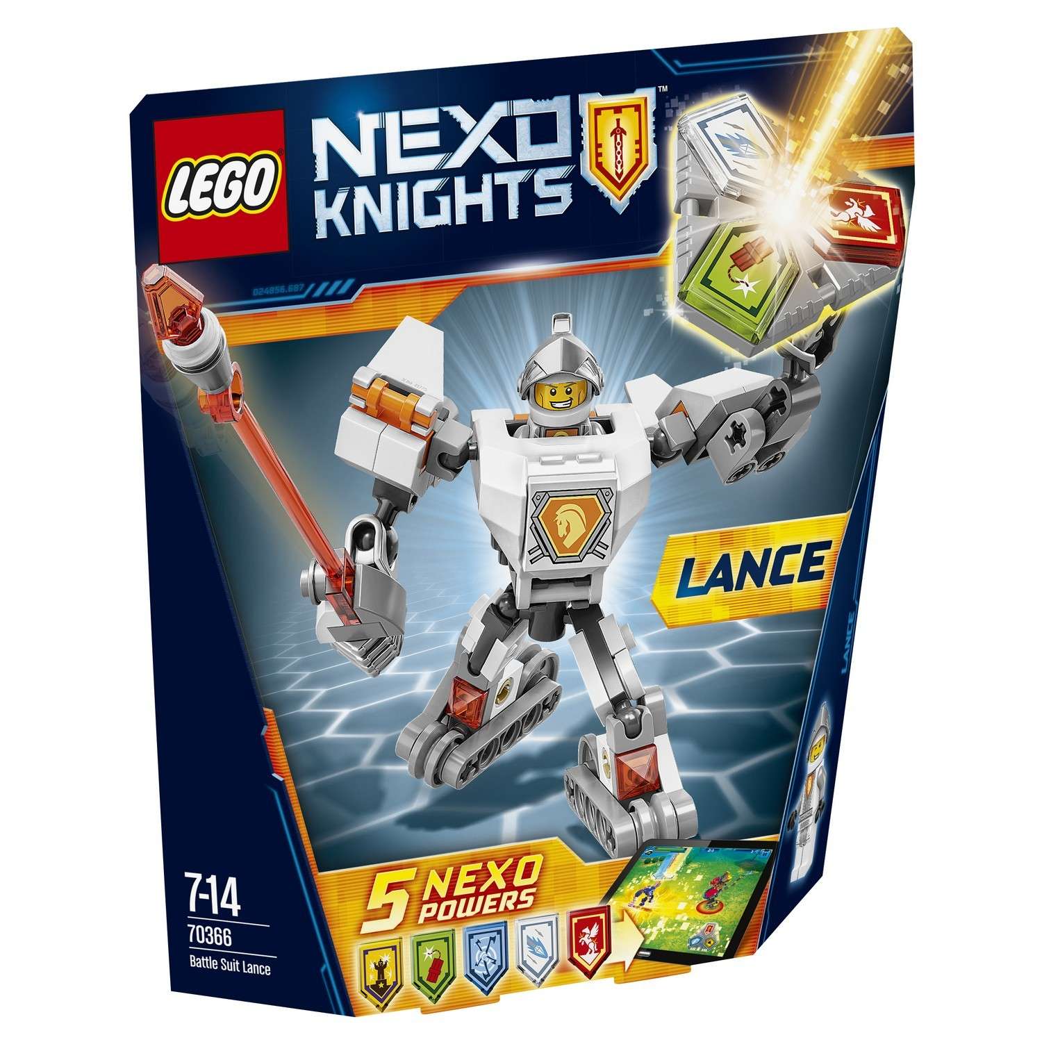 Конструктор LEGO Nexo Knights Боевые доспехи Ланса (70366) - фото 2