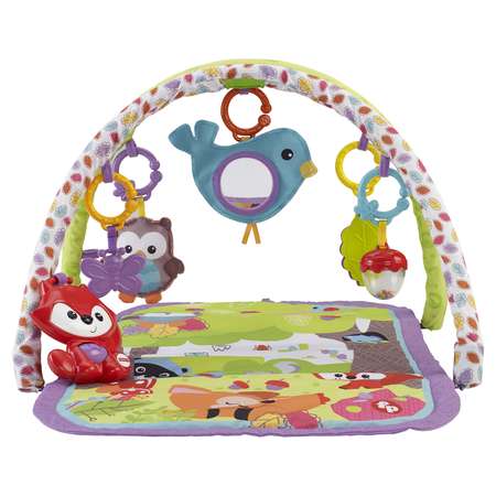 Коврик развивающий Fisher Price Друзья тропического леса 3в1 CDN47