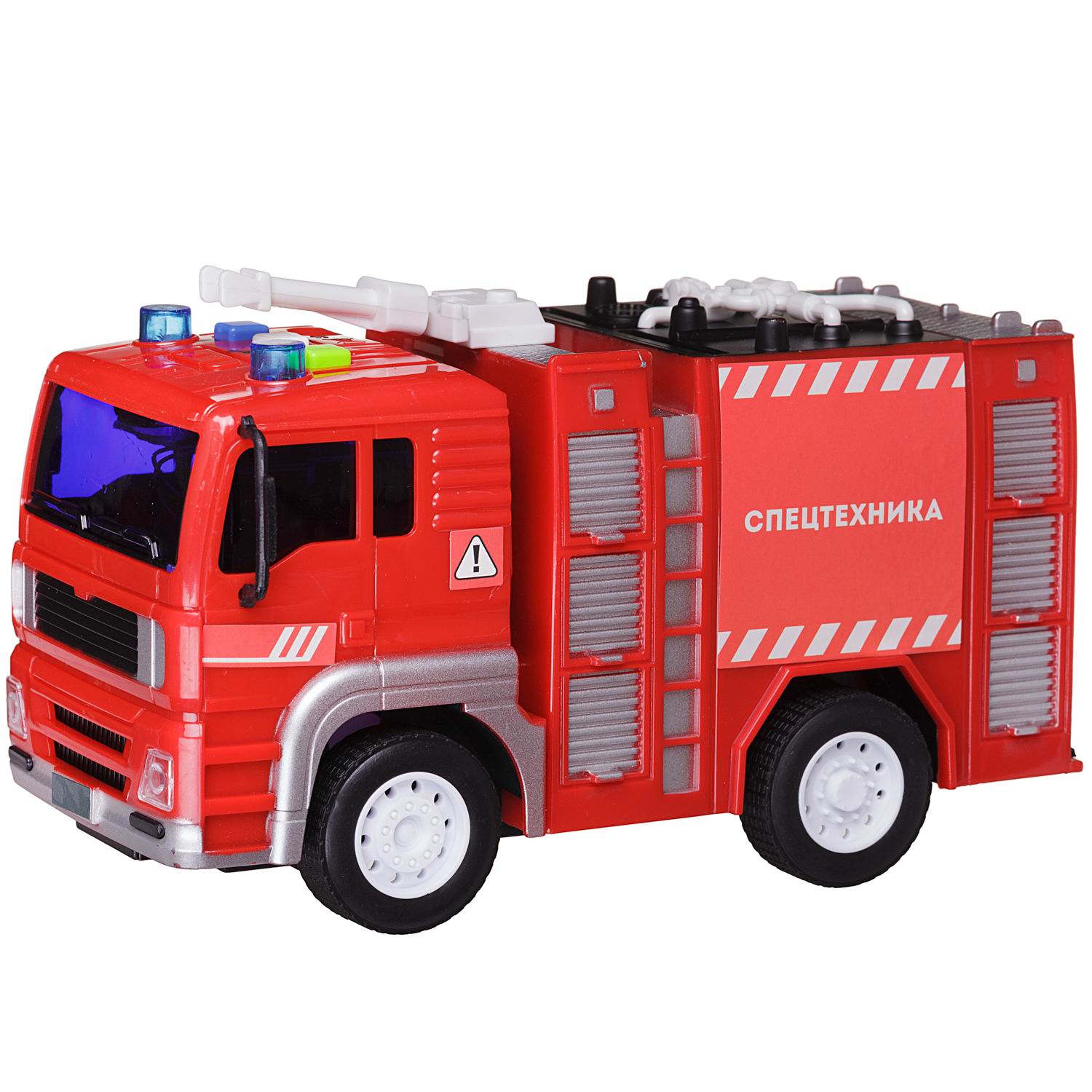 Пожарная машина Abtoys 1:20 инерционный C-00452 - фото 5